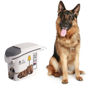 15L ermetico Anti-odore contenitore cibo per cani 6kg capacità 23x51x35cm scatola di plastica per cani e gatti igiene - Product Image 3
