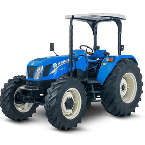 Tractor agrícola New Hollands 70hp 4WD bastante usado de calidad original con grada de discos gratis - Product Image 2