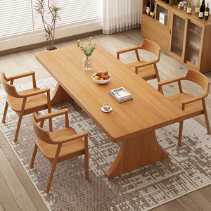 Outdoor Restaurant Furniture Dining <b>Table</b> Teak Wood <b>Garden</b>-Andru - Product Image 3