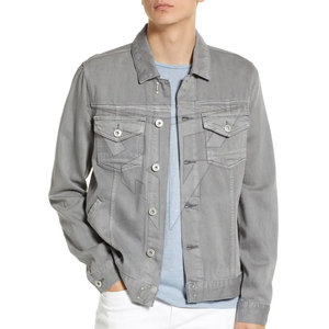 High Quality Winter Stand Collar Jeans Jacket Men Waterproof Quick Dry Breathable Cotton/Polyester High Street Style Latest - Product Image 1