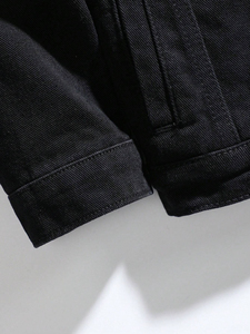 Tendance Veste en jean rembourrée de duvet personnalisable pour hommes avec capuche Style sport long pour vêtements de plein air - Product Image 4