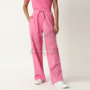 Pantalones Deportivos Acampanados para Mujer, Hechos de Algodón Resistente al Viento, con Logotipo Personalizado, Tallas Grandes, Estilo Único - Product Image 2
