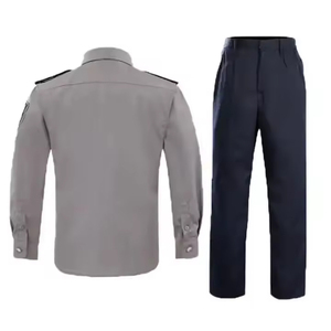 ชุดเครื่องแบบยามรักษาความปลอดภัยชุดยูนิฟอร์มผ้าโพลีเอสเตอร์แขนยาวพร้อมกางเกงคาร์โก้กางเกงกันหนาวออกแบบได้ตามต้องการ - Product Image 2