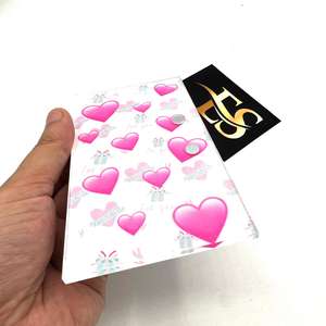 Carreau de cils en acrylique OEM I Love You Outil de beauté Carreau de cils avec aimants Carreau de cils durable personnalisable - Product Image 1