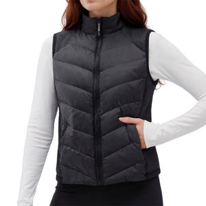 Gilet matelassé pour femme, imperméable, tendance, personnalisable, vêtements d'extérieur pour temps froid, vêtements de rue, chaleur, gilets - Product Image 4