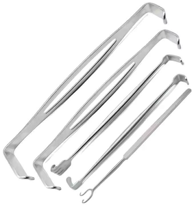 Caronia Surgical Manual <b>Plastic</b> Double-Ended Retractor Instrument Set for <b>General</b> Surgery 1 Year Warranty MOL Safety Standard - Product Image 2