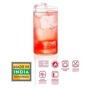 Juego de Vasos de Vidrio de Borosilicato de Calidad Superior, Resistentes al Fuego y Aptos para Microondas, para Uso Diario y Regalos - Product Image 2