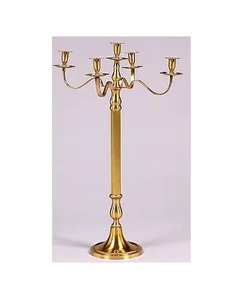Centerpiece <b>Candelabra</b> Wedding Table Decor Chandeliers Silver Metal <b>Candelabra</b> Candle Holder <b>Gold</b> 5 Arms Crystal <b>Candelabra</b> - Product Image 5