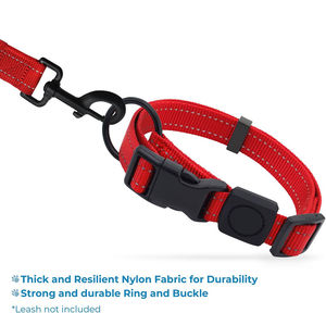 Oem Custom Leash Luxury Personalized Logo Adjustable <b>Pet</b> <b>Blank</b> Plain Nylon Dog Collar - Product Image 6