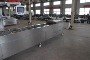 Máquina automática de envasado al vacío de termoformado de cajas <span class=keywords><strong>Dofu</strong></span>, película elástica, sellador al vacío de queso al vacío - Product Image 2