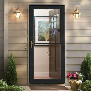 Portes d'entrée en aluminium de style simple de qualité supérieure avec emballage personnalisé ouvert pliable ISO OEM ODM fabriquées par Viet Phap Aluminium - Product Image 3