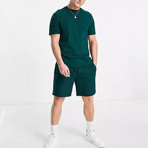 Street Wear 100% algodón para hombre, conjunto de pantalones cortos de 2 piezas, Top corto con capucha, conjuntos de regalo deportivo de dos piezas para hombres y mujeres - Product Image 6