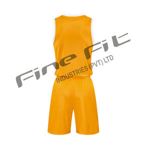 Ensemble d'uniformes de basket-ball en coton confortable pour hommes, short en jersey personnalisé pour adultes, vêtements de sport d'été, vente en gros - Product Image 2