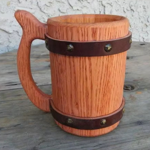 แก้วมักไม้สำหรับตั้งแคมป์ดีไซน์ทันสมัยคุณภาพระดับพรีเมียมเหมาะสำหรับชากาแฟไวน์และเบียร์จาก Falak World - Product Image 1