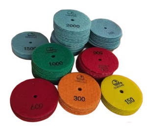 Disque de polissage à sec en résine alvéolée DONGSING de 4 pouces (100x1,2 mm) pour pierre et béton - Product Image 2