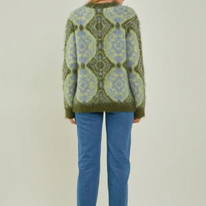 Pull en mohair pour femmes de haute qualité léger et respirant haut tendance Anti-rides vente chaude haut d'hiver à des prix abordables - Product Image 5