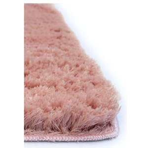 Soft <b>Washable</b> Pink Shaggy <b>Rug</b> for Living Room Bedroom Tufted Polyester Rectangle Carpet - Product Image 5