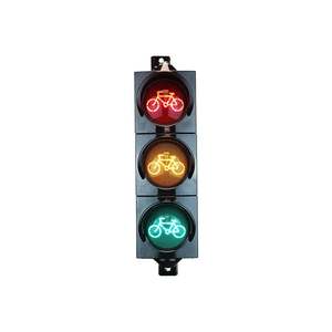 Feu de signalisation LED pour vélo de 100 mm, fabriqué en matériau PC durable - Product Image 1