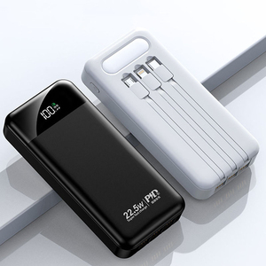 Power Bank da 10000mAh con Cavi Integrati, Caricabatterie Portatile <span class=keywords><strong>per</strong></span> <span class=keywords><strong>Smartphone</strong></span>, <span class=keywords><strong>Batteria</strong></span> Esterna USB-C - Product Image 3