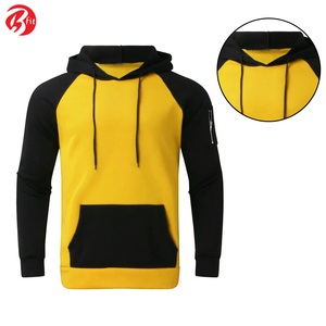 ชุดวอร์มผ้าฝ้าย100% สำหรับผู้ชายชุดวอร์มสีเหลืองและสีดำแขนยาวสำหรับฤดูหนาว - Product Image 6