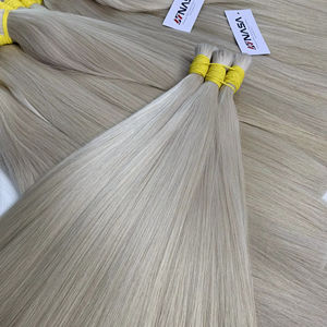 Prix de gros Extensions de cheveux en vrac Cheveux de donneur vietnamien Double noyade 100 grammes Couleurs claires 20 pouces - Product Image 1