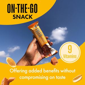 FULFIL Vitamin and Protein <b>Bars</b> (15 x 55 g <b>Bars</b>) - Chocolate Peanut & Caramel Flavour - Product Image 2