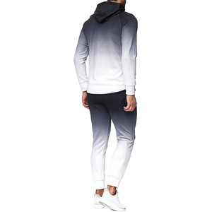 Chándal Cómodo de Manga Larga con Diseño de Efecto de Color Degradado 2026 para Hombre con Bolsillos Laterales / Tela Suave Precio al por Mayor - Product Image 3