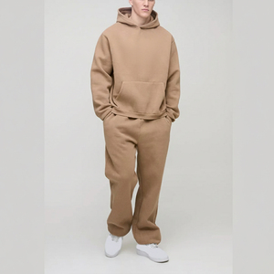 Ensemble sweat-shirt et pantalon de survêtement unisexe pour l'hiver, streetwear, taille XL, hommes, haute qualité, 100% coton, polaire, évacuation de l'humidité, respirant - Product Image 6