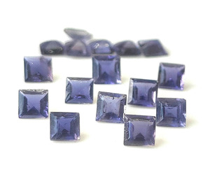 Iolite ธรรมชาติ3มม.-8มม. ตัดเหลี่ยมเพชรพลอยหลวมสำหรับทำเครื่องประดับ - Product Image 5