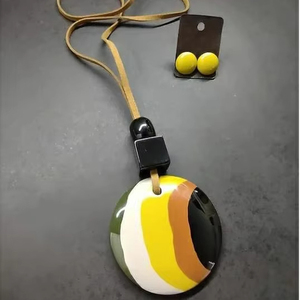 Most Popular <b>Products</b> Jeweler Pendant Necklaces Epoxy Resin Pendant Resin Wood for Necklaces Jewelry <b>Accessories</b> Jewelry Sets - Product Image 1