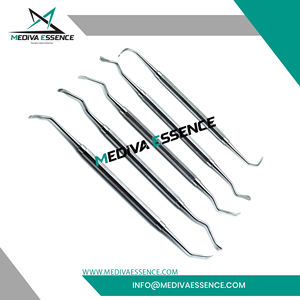 Ensemble d'instruments de levage de sinus non creux en acier inoxydable professionnel de 5 pièces Instruments dentaires outils de chirurgie dentaire avancés - Product Image 5