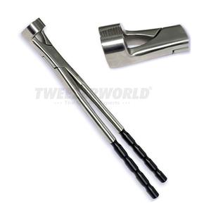 Herramienta de Herrador Reutilizable de Acero Inoxidable para el Cuidado de los Cascos de Caballos, Herraduras, Probador de Forja - Product Image 1