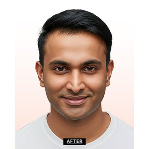 Prothèse capillaire pour homme - Base Mono 100% Cheveux Humains Couleur Naturelle Style Lisse - Product Image 3