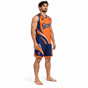 Confort léger et mobilité flexible pour les jeux de compétition. Uniforme de basket-ball haut de gamme conçu avec un tissu respirant. - Product Image 3