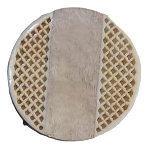 แผ่นรองแก้วไม้ชาและกาแฟแผ่นรองแก้วไม้อุปกรณ์เสริมบนโต๊ะดีไซน์เป็นเอกลักษณ์ - Product Image 1