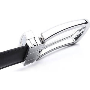 Fabricante OEM/ODM, Cinturón de Cuero Vacuno Premium para Hombre al por Mayor |   Hebilla de Acero con Logotipo Personalizado de Alta Calidad, Impermeable y Transpirable - Product Image 4