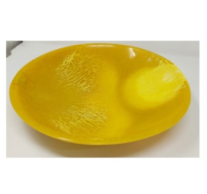 Plato de Resina Pulida Hecho a Mano, Sostenible, Apto para Lavavajillas, Diseño Moderno y Artístico, Origen Indio - Product Image 2