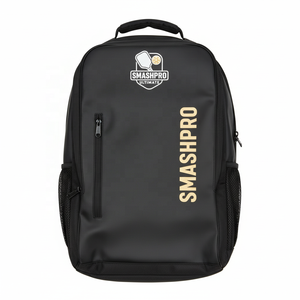 Bolsa de Raqueta de Pickleball de Moda 2026, Bolsa de Tela de Cuero PU, Bolsa de Tenis de Pádel, Color Negro, Bolsa con Logotipo Personalizado - Product Image 1