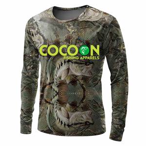 เสื้อยืดตกปลา2023ใหม่เสื้อซับลิเมชันพรีเมียมพร้อมโลโก้ตามสั่ง - Product Image 3