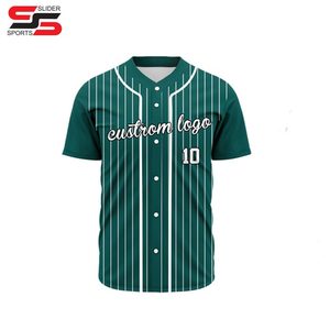 Venta al por mayor de fábrica Uniforme de béisbol Diseño libre Camisa de béisbol para hombres Camiseta de béisbol personalizada - Product Image 4