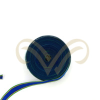 Medalla de seda sólida cintas correas encaje trenza adornos marca de agua personalizada efecto Moire para uniformes de servicio y medallas ceremoniales