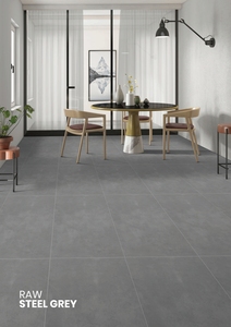 Use Villa Designer Raw Steel Grey 98mm Azulejo de mosaico | Azulejo cuadrado de porcelana de cuerpo completo para baño, cocina, pared exterior - Product Image 4