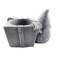 Fournisseur chinois : Pot de fleurs en ciment en forme de Père Noël, idéal pour les plantes succulentes et les cactus – Nouveauté en promotion