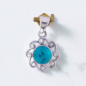 Fabrication pendentif fin en argent avec pierre précieuse naturelle 925 argent cadeau de bijouterie fine pour elle - Product Image 2