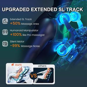 Sillones de Masaje Totalmente Automáticos Recién Mejorados, Riel SL, Uso Doméstico Inteligente, Masaje Corporal Completo, Modelo de Cápsula Espacial de Gravedad Cero - Product Image 3