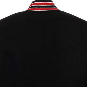 Veste universitaire en cuir de laine pour hommes, au prix de gros, haute qualité, confortable pour une tenue décontractée, col à capuche, caractéristiques légères - Product Image 5