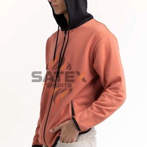 Nouveaux sweats à capuche décontractés pour hommes en coton mélangé pour l'hiver, couleur personnalisée, sweats à capuche décontractés à fermeture éclair, vêtements tendance, sweats à capuche ajustés - Product Image 4