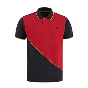 Polo à manches courtes pour homme, nouveau Style, 100% coton, Logo personnalisé, bloc de couleurs, à la mode - Product Image 1