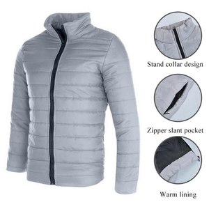 <b>Men's</b> Winter Puffer <b>Jackets</b> <b>Canvas</b> Quick Dry Breathable Warm High Quality Slim Fit - Product Image 6
