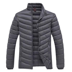 Vestes d'hiver décontractées en duvet de neige personnalisées en gros coupe-vent pour hommes Manteaux matelassés avec doublure en fourrure polaire Capuche Vêtements d'extérieur - Product Image 1